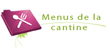 vignette des menus de la cantine
