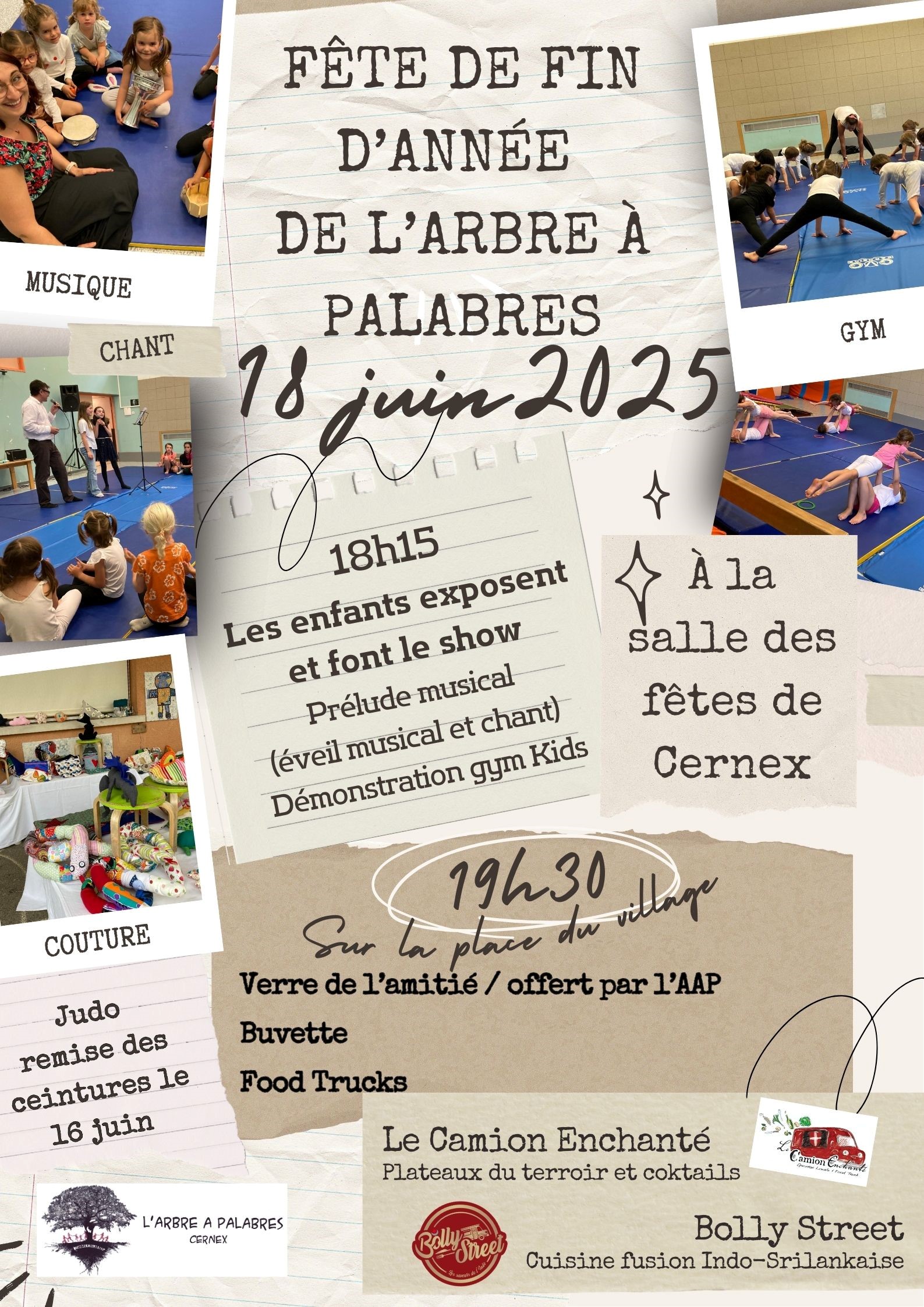 Affiche fête de fin dannée AAP juin 2025