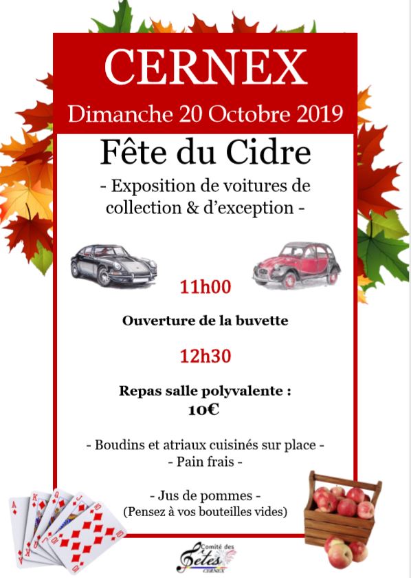 affiche fte du cidre 2019