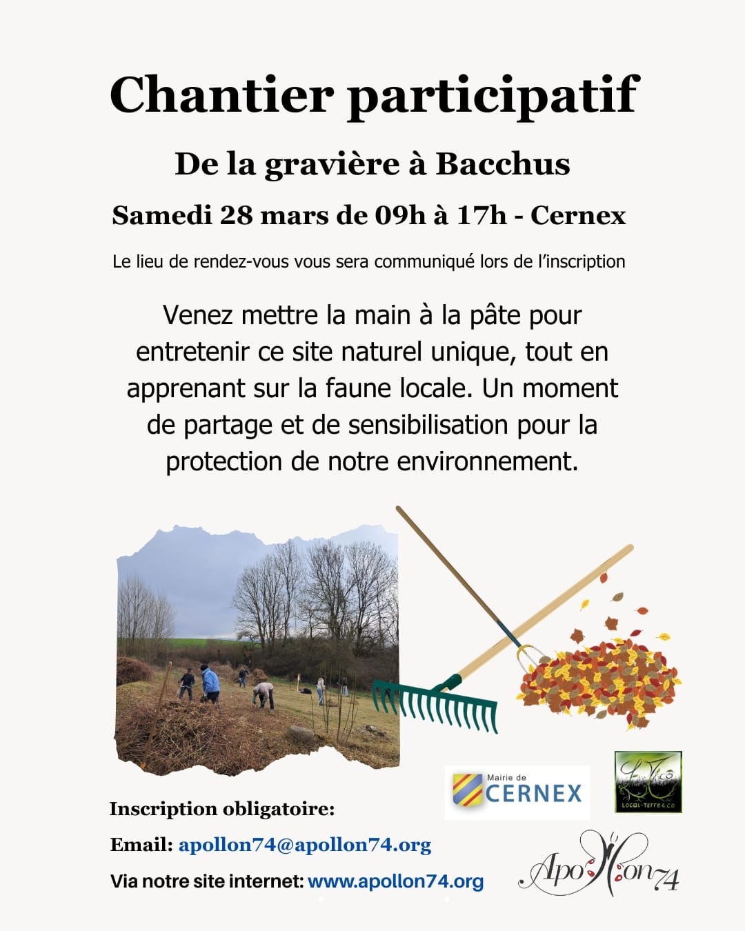 chantier participatif Bacchus 2026