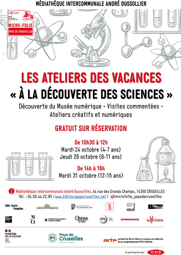 micro folie 23.10 atelier vacances